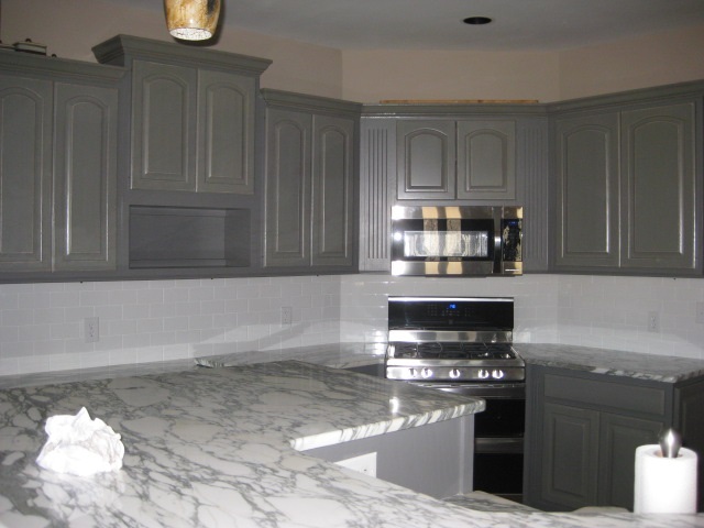 Cabinets Gray Suburban Painting Co